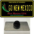 Go New Mexico Novelty Metal Hat Pin