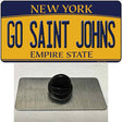 Go Saint Johns Novelty Metal Hat Pin