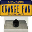 Orange Fan Novelty Metal Hat Pin