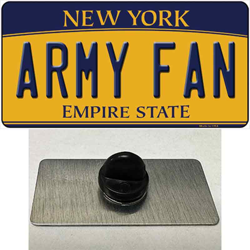 Army Fan Novelty Metal Hat Pin