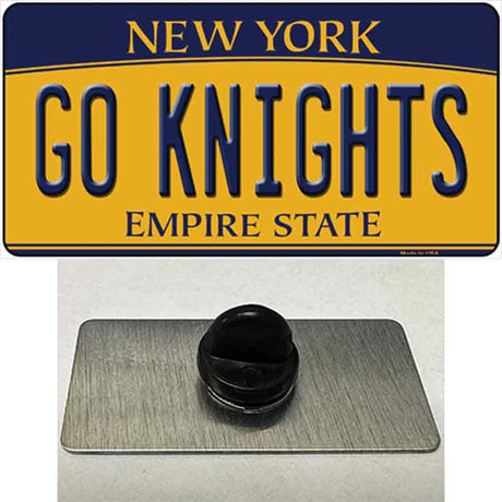 Go Black Knights Novelty Metal Hat Pin