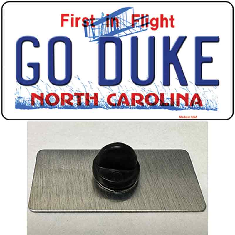 Go Duke Novelty Metal Hat Pin