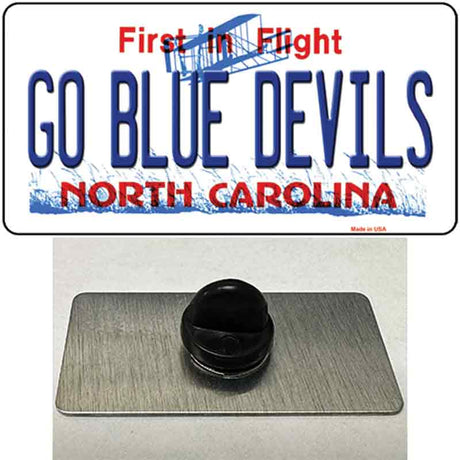 Go Blue Devils Novelty Metal Hat Pin