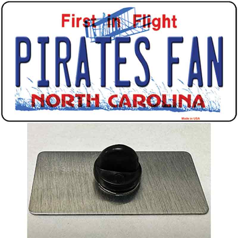 Pirates Fan North Carolina Novelty Metal Hat Pin