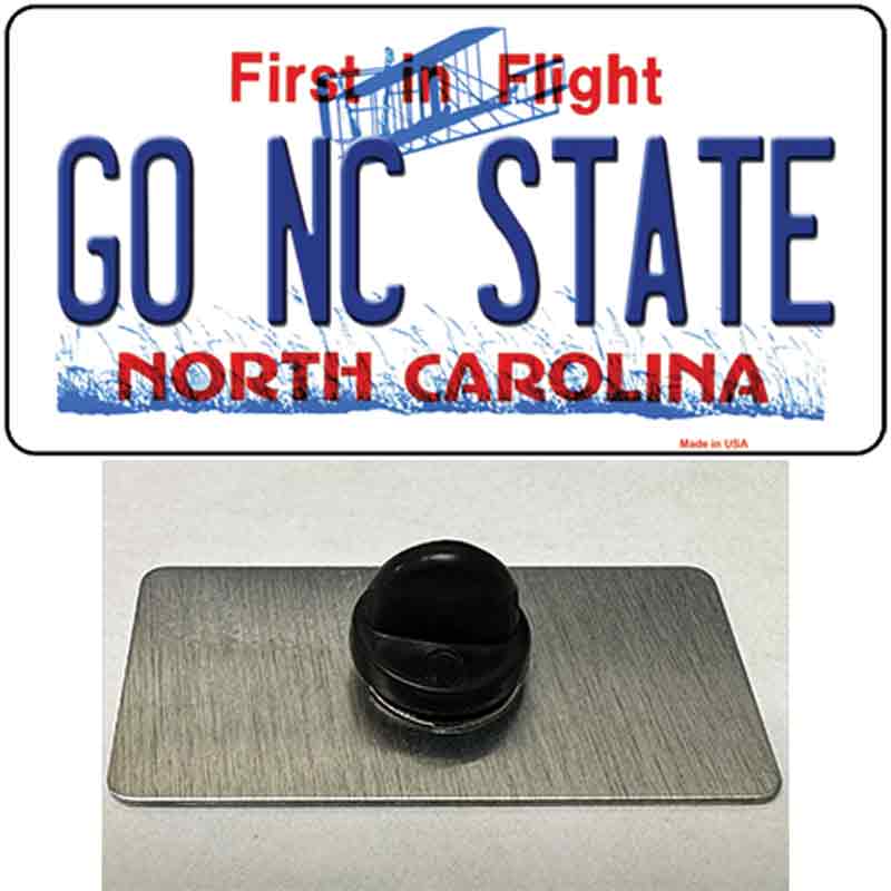 Go North Carolina State Novelty Metal Hat Pin