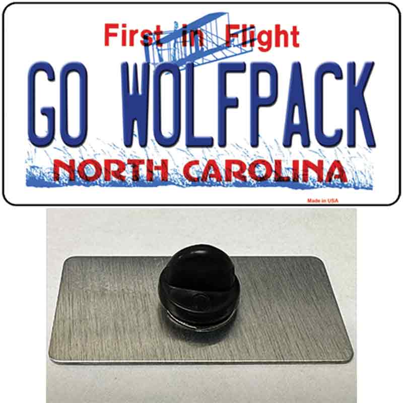 Go Wolfpack Novelty Metal Hat Pin