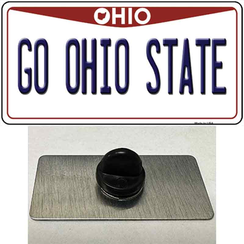 Go Ohio State Novelty Metal Hat Pin