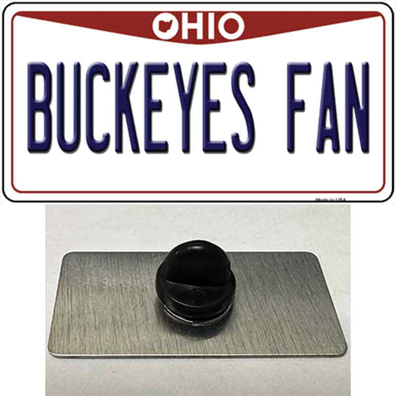 Buckeyes Fan Novelty Metal Hat Pin