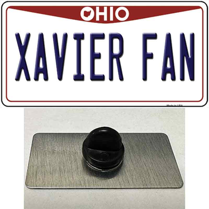 Xavier Fan Novelty Metal Hat Pin