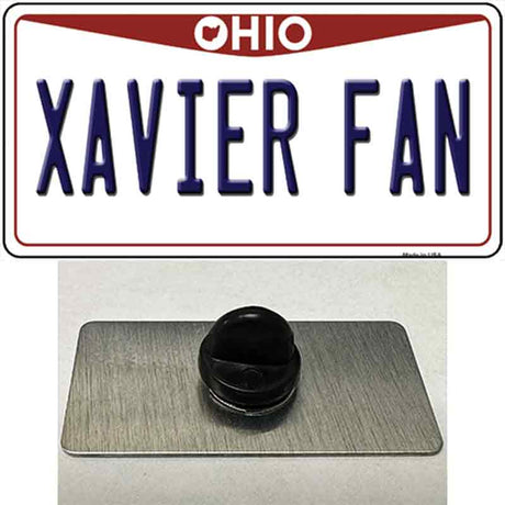 Xavier Fan Novelty Metal Hat Pin