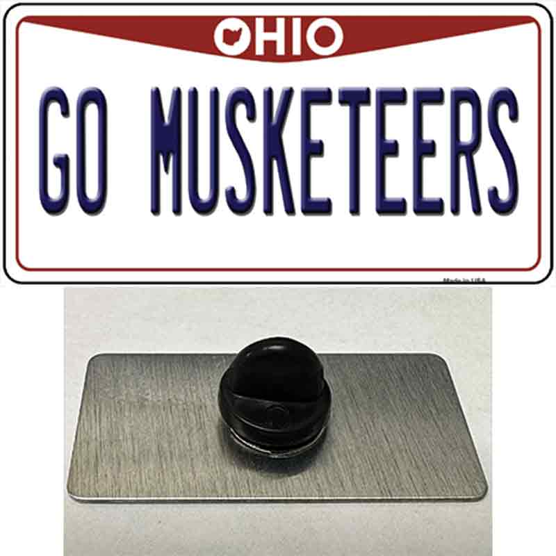 Go Musketeers Novelty Metal Hat Pin