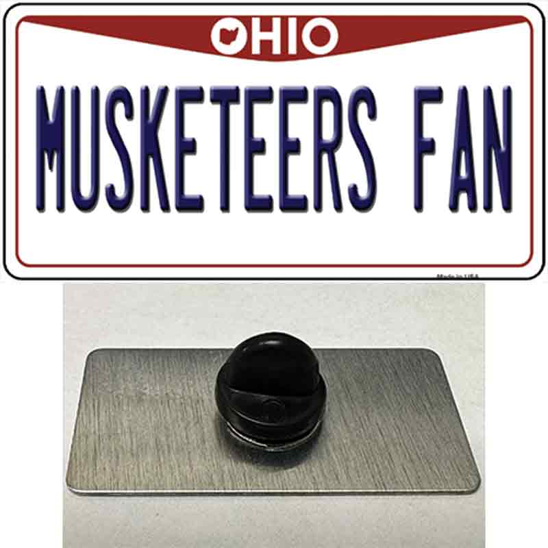 Musketeers Fan Novelty Metal Hat Pin