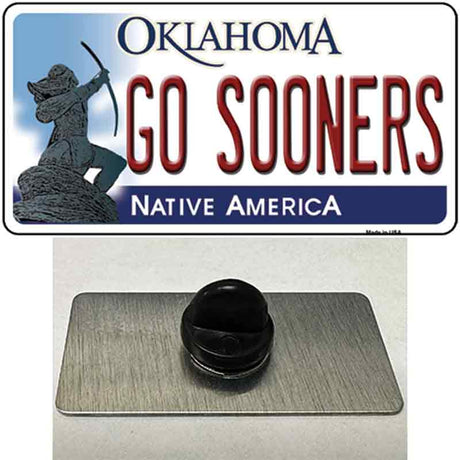 Go Sooners Novelty Metal Hat Pin