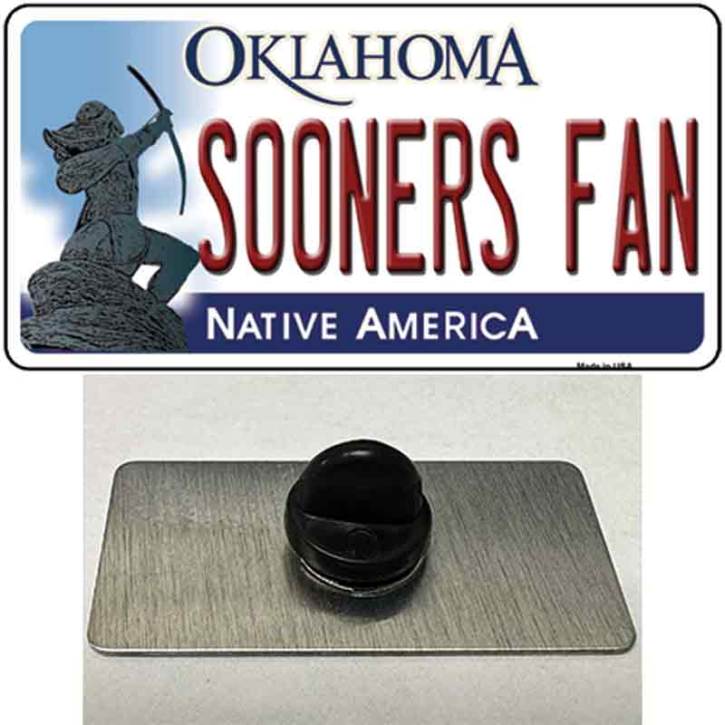 Sooners Fan Novelty Metal Hat Pin