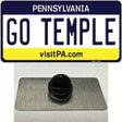 Go Temple Novelty Metal Hat Pin