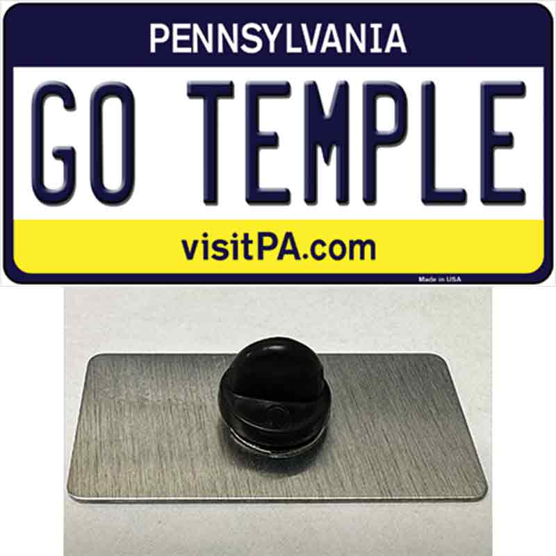 Go Temple Novelty Metal Hat Pin