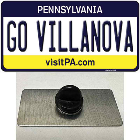 Go Villanova Novelty Metal Hat Pin