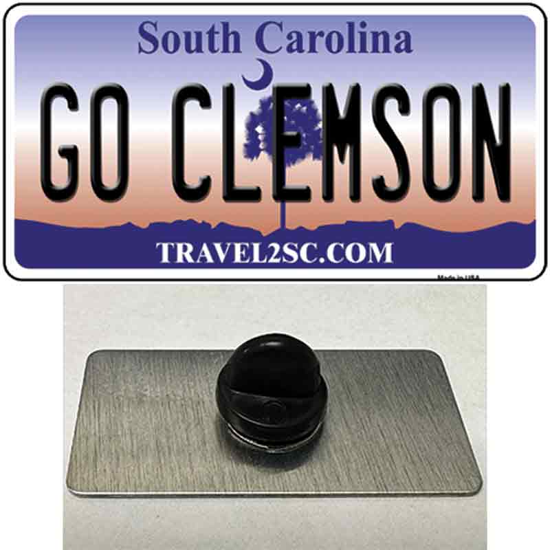 Go Clemson Novelty Metal Hat Pin