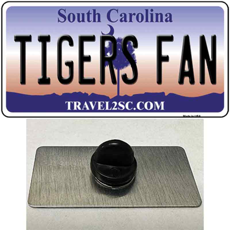 South Carolina Plate Tigers Fan Novelty Metal Hat Pin