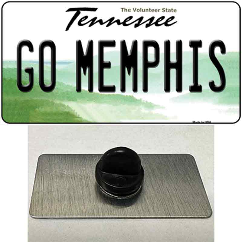 Go Memphis Novelty Metal Hat Pin