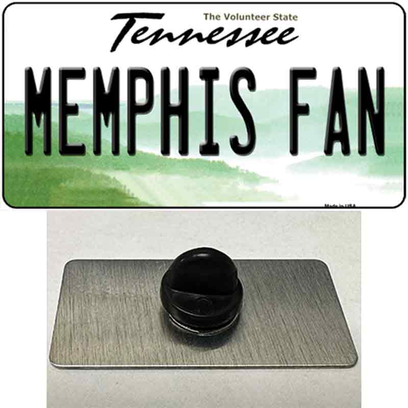 Memphis Fan Novelty Metal Hat Pin