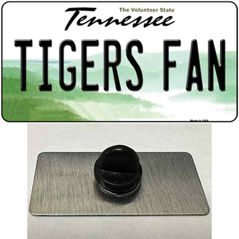 Tennessee Plate Tigers Fan Novelty Metal Hat Pin