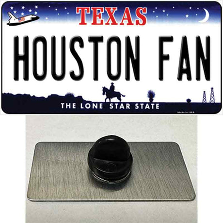 Houston Fan Novelty Metal Hat Pin