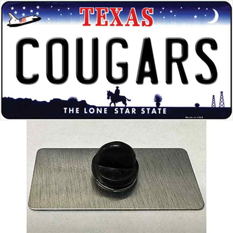 Cougars Novelty Metal Hat Pin