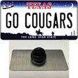 Go Cougars Novelty Metal Hat Pin