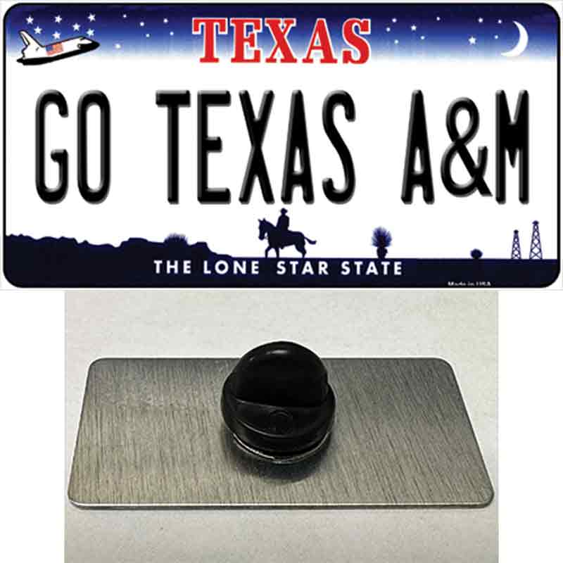 Go Texas A&M Novelty Metal Hat Pin