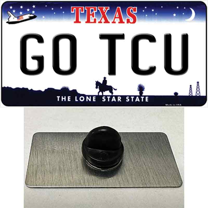 Go TCU Novelty Metal Hat Pin