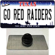 Go Red Raiders Novelty Metal Hat Pin