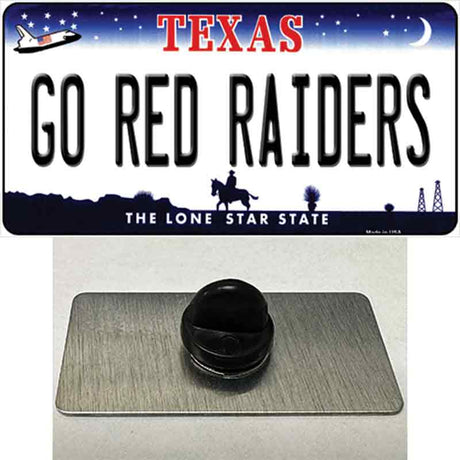 Go Red Raiders Novelty Metal Hat Pin