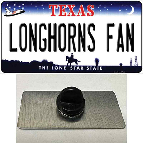 Longhorns Fan Novelty Metal Hat Pin