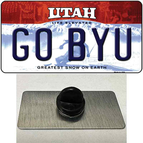 Go BYU Novelty Metal Hat Pin