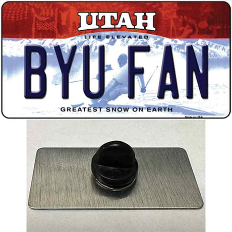 BYU Fan Novelty Metal Hat Pin