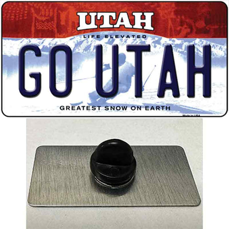 Go Utah Novelty Metal Hat Pin