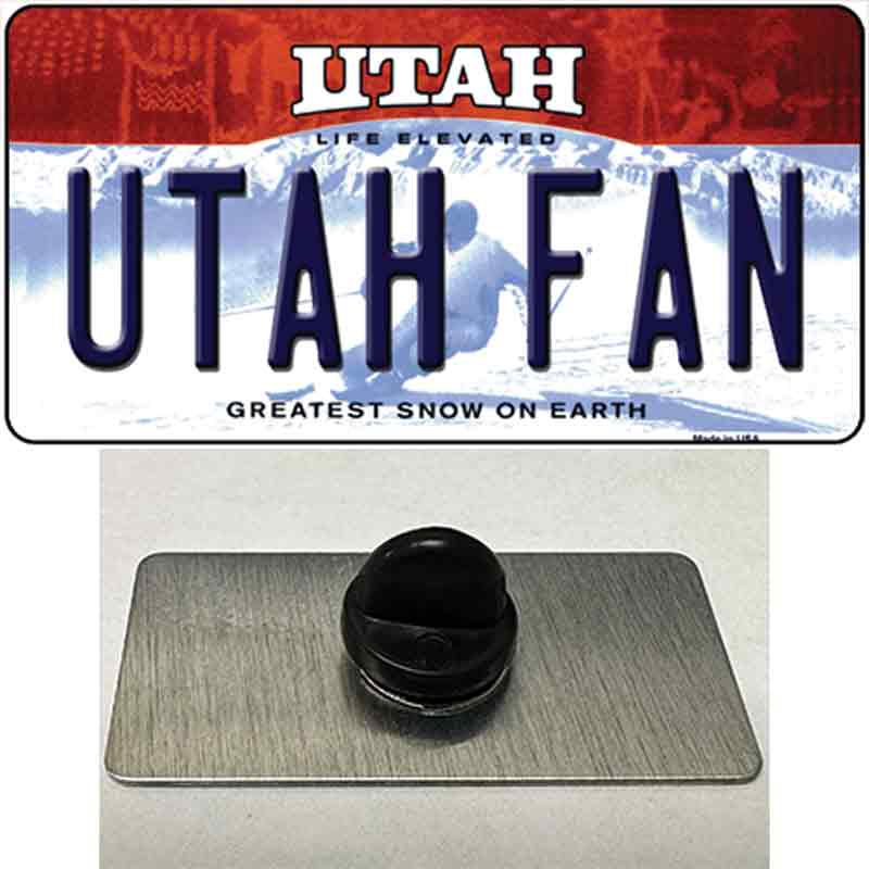 Utah Fan Novelty Metal Hat Pin