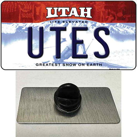 Utes Novelty Metal Hat Pin