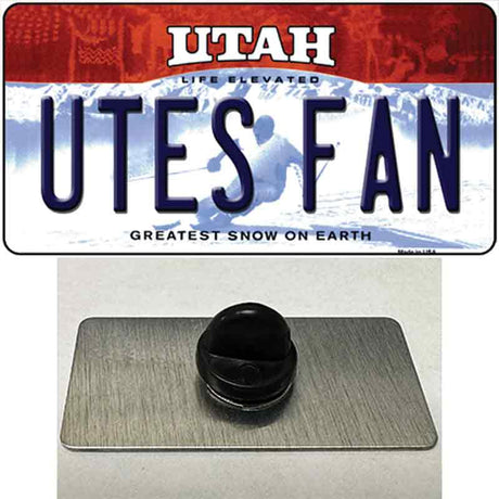 Utes Fan Novelty Metal Hat Pin