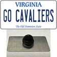 Go Cavaliers Novelty Metal Hat Pin