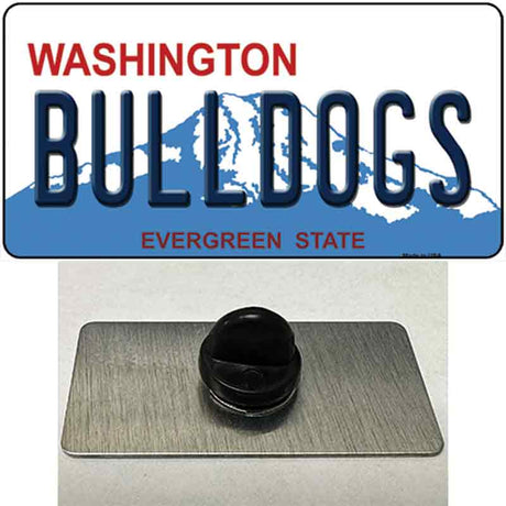 Bulldogs Washington State Novelty Metal Hat Pin