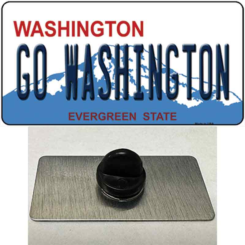 Go Washington Novelty Metal Hat Pin