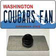 Washington Plate Cougars Fan Novelty Metal Hat Pin