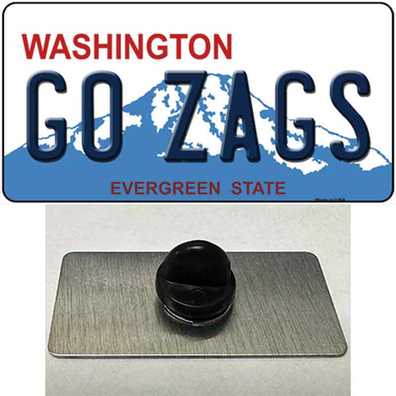 Go Zags Novelty Metal Hat Pin