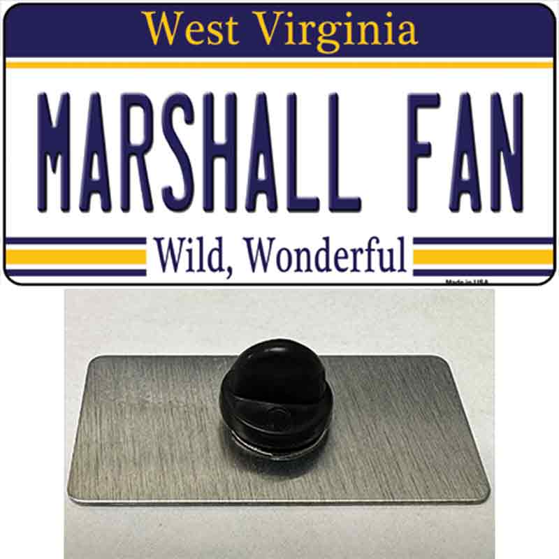 Marshall Fan Novelty Metal Hat Pin