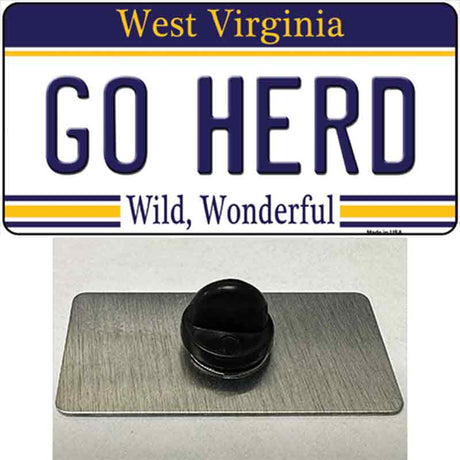 Go Herd Novelty Metal Hat Pin