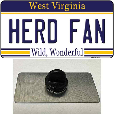 Herd Fan Novelty Metal Hat Pin