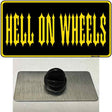 Hell On Wheels Novelty Metal Hat Pin