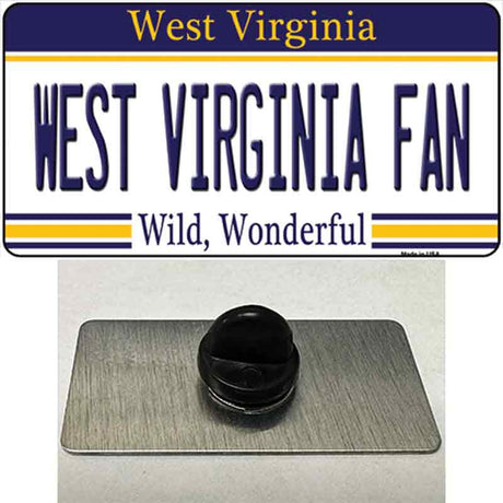 West Virginia Fan Novelty Metal Hat Pin